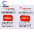 hot sale Eco-friendly Custom fashion coupon ticket sticker label design